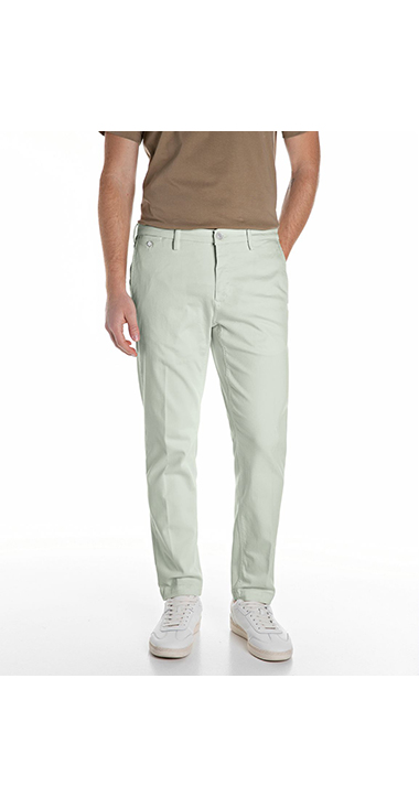 レギュラースリムBENNI Hyperflex Color スーパーストレッチチノパンツ